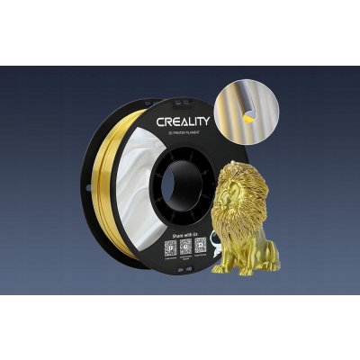 Creality CR-Silk PLA zlatostříbrná 1 kg, 1,75 mm – Zboží Živě
