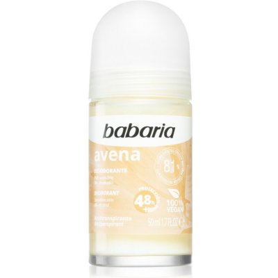 Babaria Deodorant Oat antiperspirant roll-on pro citlivou pokožku 50 ml – Zboží Mobilmania