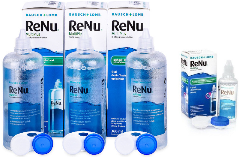 Bausch & Lomb ReNu MultiPlus 3 x 360 ml + 60 ml