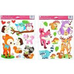 Anděl 10174 Samolepky na zeď lesní zvířátka 33 x 29 cm – Zboží Dáma