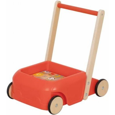 Tooky Toy: Dřevěný chodící vozík