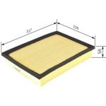 Vzduchový filtr BOSCH F 026 400 303 – Hledejceny.cz