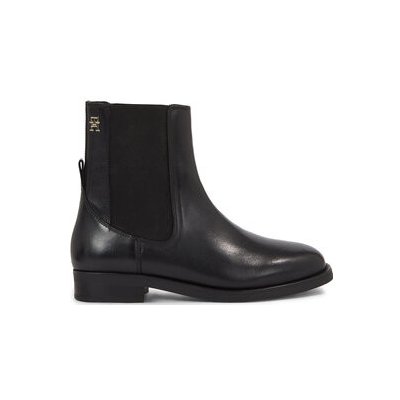 Tommy Hilfiger polokozačky Elevated Essential Bootie FW0FW07483 černá – Zboží Mobilmania