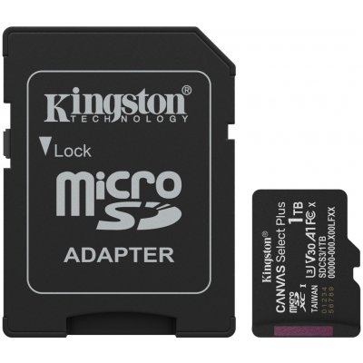 Kingston Canvas Select Plus Micro SDXC 1TB SDCS3/1TB – Hledejceny.cz