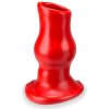 Anální kolík Oxballs Plug pig-Hole Deep Small 15 x 7cm Red
