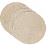 LIVARNO Prostírání béžová 38 cm 4 ks – Zbozi.Blesk.cz