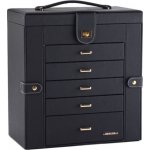 Gaira šestipatrová šperkovnice Rowling 9033 10 černá – Zboží Mobilmania