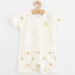 New baby NEW BABY Kojenecký letní overal z organické bavlny Olivy – Zboží Mobilmania