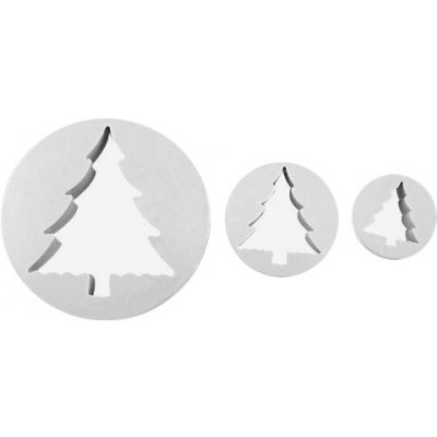 Set 3 vykrajovátek Vánoční strom – Hledejceny.cz