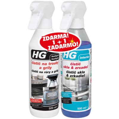HG Čistič na trouby a grily 500 ml s kartáčem – Zboží Dáma