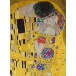 Gustav Klimt Grafika The Kiss 3000 dílků – Sleviste.cz