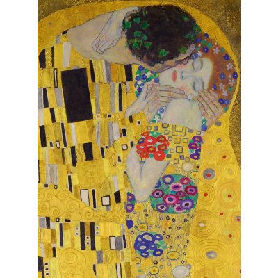 Gustav Klimt Grafika The Kiss 3000 dílků – Zbozi.Blesk.cz