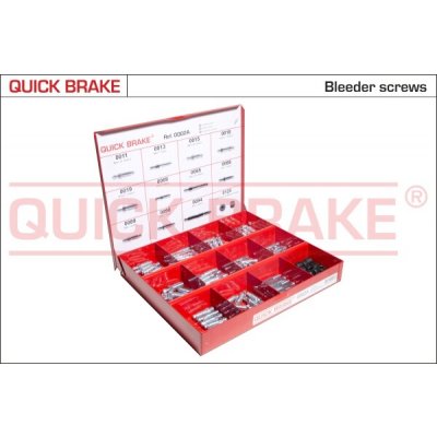 QUICK BRAKE Sortiment odvzdušňovacích šroubů 0002A – Hledejceny.cz