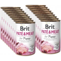 Brit Paté & Meat Puppy Chicken & Turkey 24 x 400 g