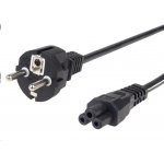PREMIUMCORD napájecí 230V pro NTB 2m 3pin C5, trojlístek, "Mickey Mouse" – Zboží Živě