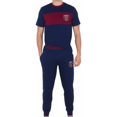 West Ham United pánské pyžamo kr.rukáv tm.modro červené – Zboží Mobilmania