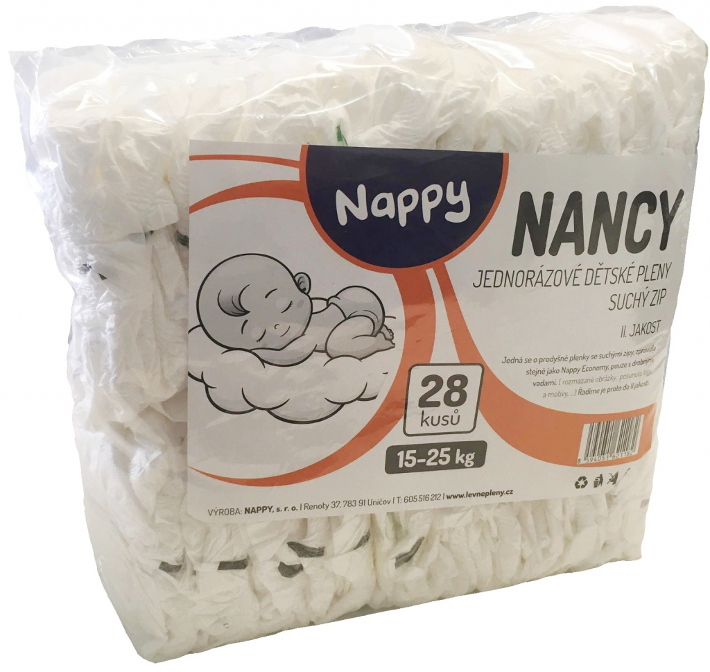 Nappy Nancy 15-25 kg 28 ks