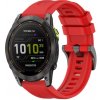 Řemínek k chytrým hodinkám PROTEMIO 87388 SILICONE Vyměnitelný řemínek pro Garmin Enduro 3 červený