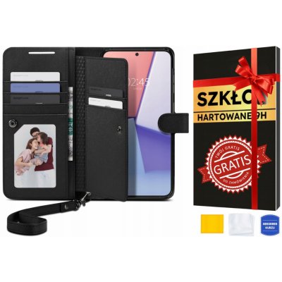 Pouzdro Spigen Wallet S Plus Samsung Galaxy S23 černé