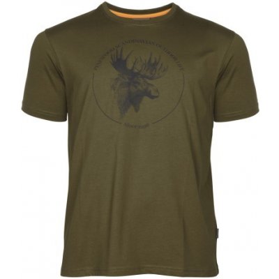 Tričko Pinewood Moose 24 Hunting Olive – Zboží Mobilmania
