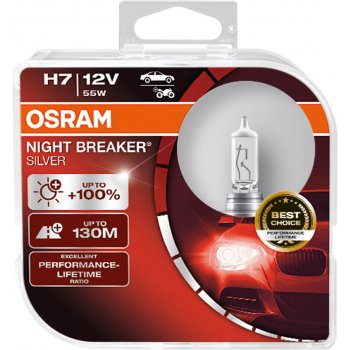 Osram Night Breaker Silver H7 PX26d 12V 55W 2 ks