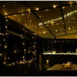 DECOLED LED venkovní solární světýlka na zahradu 20 m, teple bílá, 200 diod, černý kabel IP44, solární panel – Hledejceny.cz