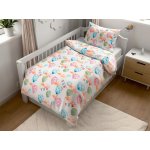 Textilomanie Bavlněné povlečení do postýlky Renforcé bílé 45 x 65 cm 90 x 135 cm – Zboží Dáma