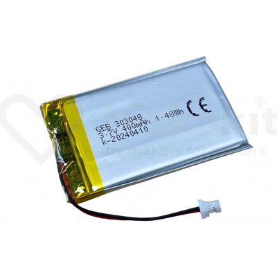 GeB LiPol Baterie 303048 400mAh 3.7V JST-SH 1.0 | Zboží Auto