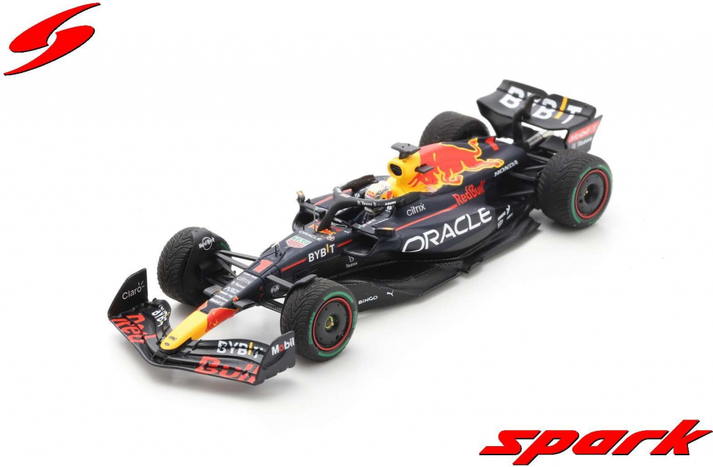 Spark Model Oracle Bull Racing RB18 Max Verstappen Winner Japan GP 2022 červená 1:43