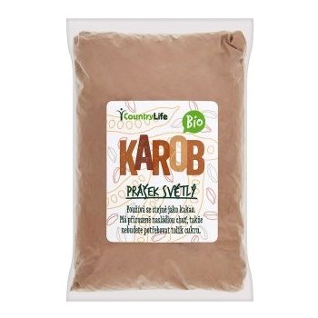 Country Life Karobový prášek světlý Bio 500 g