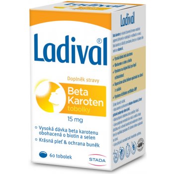 LADIVAL Beta karoten 15 mg 60 tobolek