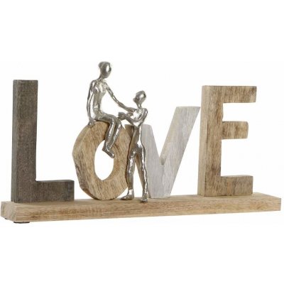 Stolní dekorace "LOVE" MANGO 51x8x26cm – Hledejceny.cz