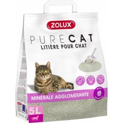 Zolux Podestýlka PURECAT mineral light clumping 5 l