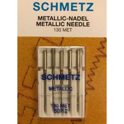 Jehly strojové SCHMETZ Metallic - pro vyšívání metalickou nití