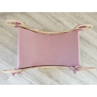 Montessori ELIS DESIGN Potah na houpačku 6in1 smile s elastanem starorůžová – Zboží Dáma