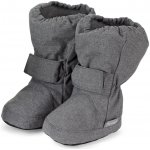 Sterntaler dětské zimní capáčky s Thinsulate vložkou protiskluzovou podrážkou šedé melange – Zboží Dáma