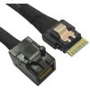 PC kabel SUPERMICRO int. SlimlineSAS x4 SFF-8654 to MiniSAS HD SFF-8643 85cm, 30AWG