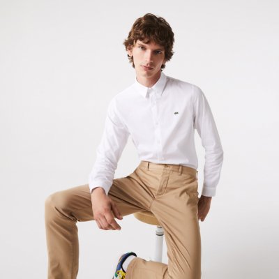 Lacoste pánská košile bílá CH2668.001