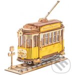 Robotime Rolife 3D Dřevěná Tramvaj TG505 145 ks – Zboží Dáma
