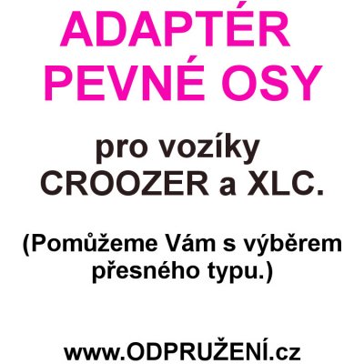 Adaptér pevné osy pro XLC a Croozer