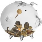 Pokladnička Prasátko skleněné – Zboží Mobilmania