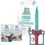 Brit Care Mini Grain-free Light & Sterilised Rabbit & Salmon 2 kg – Sleviste.cz