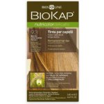 Biokap NutriColor permanentní barva na vlasy s arganovým olejem 9.3 Blond zlatá světlá barva na vlasy 140 ml – Zbozi.Blesk.cz