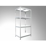 Biedrax Regál 50 x 90 x 180 cm 4 police – HobbyKompas.cz