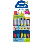 Štětce Pelikan Griffix – sada 5 ergonomických velikostí – Hledejceny.cz