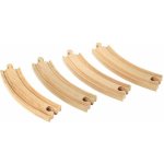 Brio Dlouhé zatáčky 170 mm 4 ks – Zboží Dáma