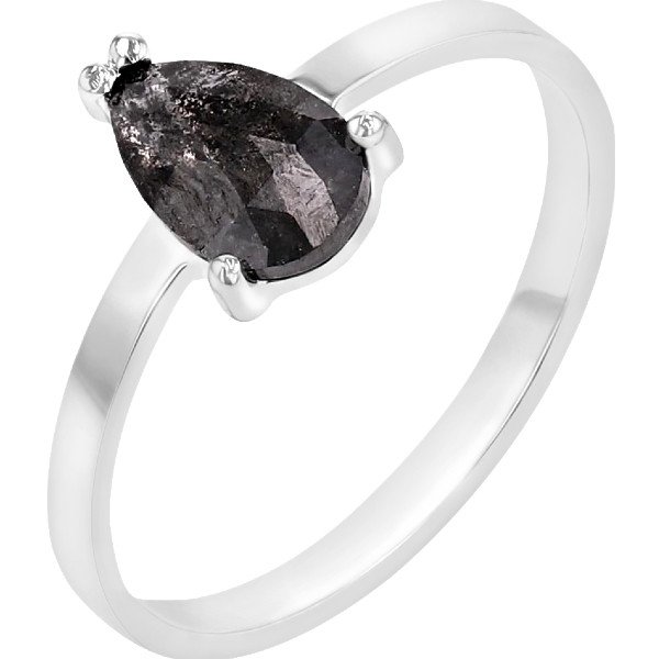 Eppi prsten ze zlata s pear salt and pepper diamantem Rhys R41491 od 13 550  Kč - Heureka.cz