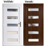 Soft Vchodové dveře 6300 Zlatý dub / Bílá levé 100 x 210 cm – Hledejceny.cz