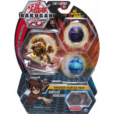 Bakugan startovací sada 3 ks Aurelus Howlkor – Hledejceny.cz