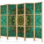 Fabulo 5-dílný Zlatá mandala 172 x 225 cm potisk na jedné straně paravánu – Hledejceny.cz